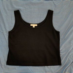 St John Basics Black knit tank top